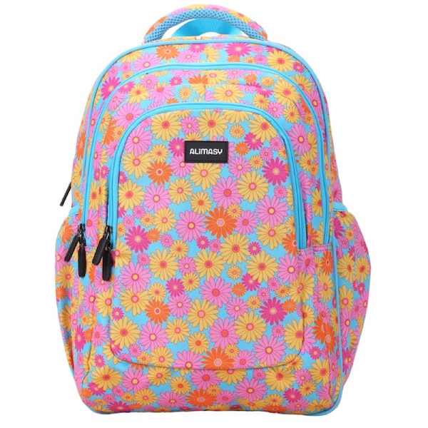 Alimasy Ditsy Daisy Flowers Large School Backpack