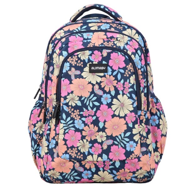 Alimasy Boho Flowers & Butterflies Large School Backpack