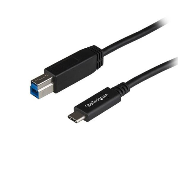 StarTech 3.3ft (1m) USB-B to USB-C Cable, USB 10Gbps, Data Cord, USB 3.2 Gen 2, USB-C Data Transfer Cable - Connect USB 3.2 Gen 2 or Gen 1 USB-B devices to USB-C tablet or laptop - USB C Printer Cable
