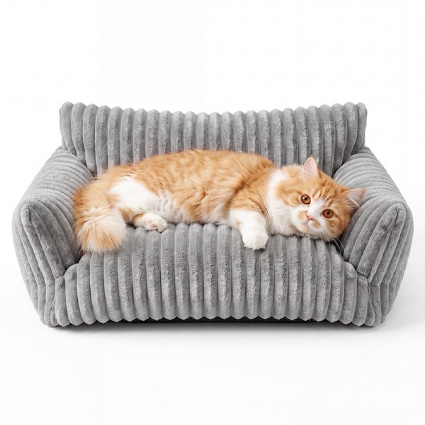 Advwin Pet Sofa Bed for Small to Medium Dog Cat Couch 76 * 51 * 25 cm