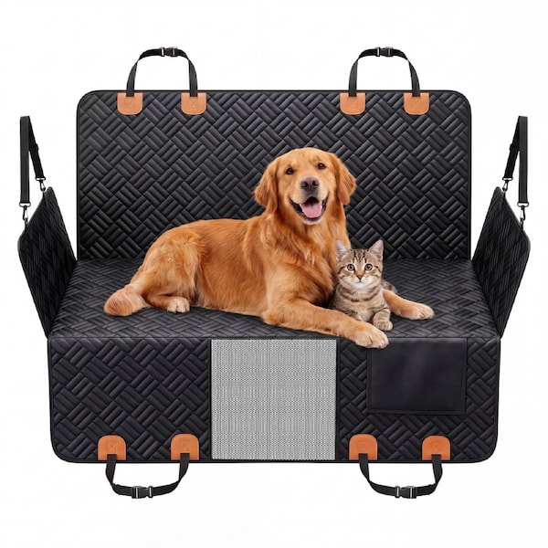 Advwin Waterproof Dog Seat Cover Car Back Seat Extender for Dogs 200 * 150 cm