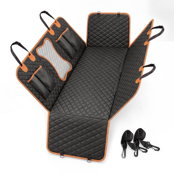 Advwin Car Back Seat Cover for Pets Waterproof Non-Slip Dog Seat Cover 206.5 * 136 cm