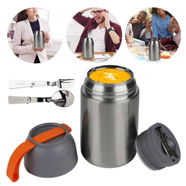 650ML Thermos Stainless Steel Flask Hot Insulated Vacuum Bottle Water Tea/Coffee