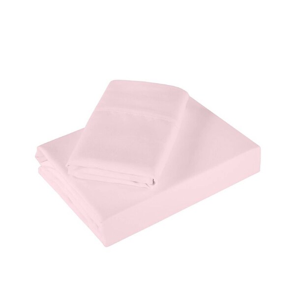 Royal Comfort Ultrasoft King Sheet Set/2x Pillowcases 1200TC Soft Pink