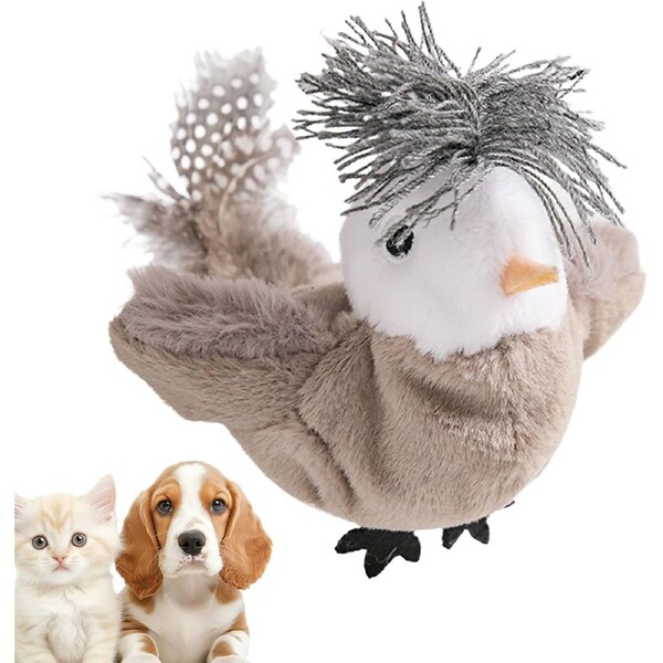 Velocity Flapping Bird Cat Toy, Cat Toys Rechargeable Flapping Bird