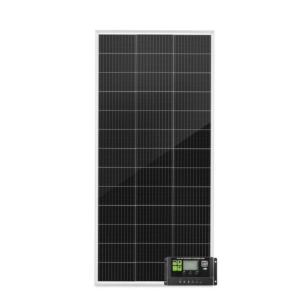 12V 200W Solar Panel Kit Mono Fixed Caravan Camping Power Battery Charging