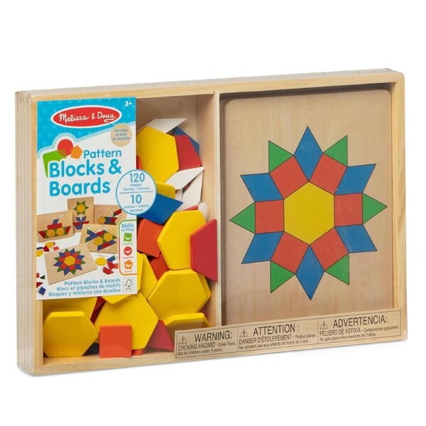 Melissa and Doug Pattern Blocks and Boards