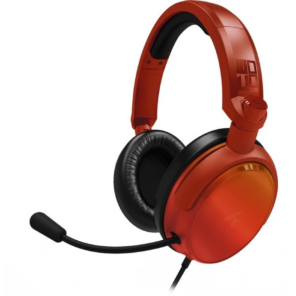 4Gamers C6-100 Strike Gaming Headset - Orange/Red