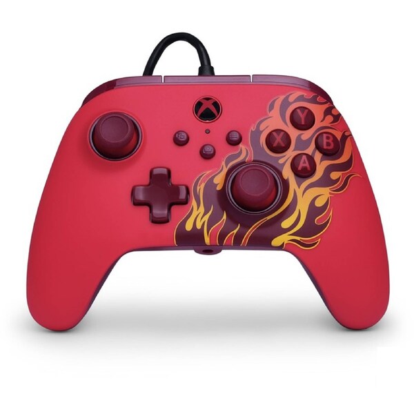 PowerA Advantage Wired Controller for Xbox Series X-S - Red Blaze