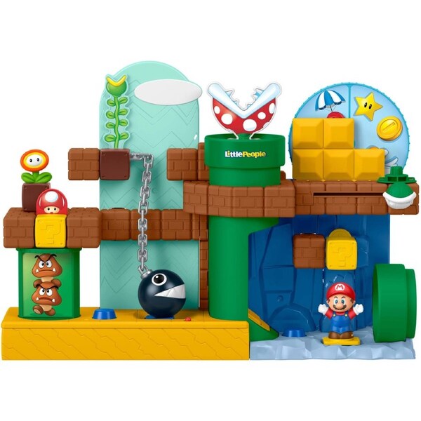 Fisher-Price Little People My Mario Adventure Playset
