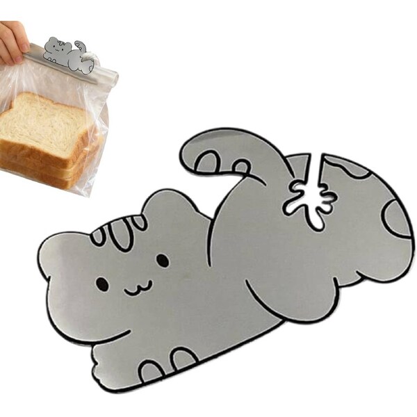 Cat Bread Clips, Funny Stainless Steel Kitchen Utensil, Cat Food Storage Bag Clips, Apartment, Restaurant, Bakery