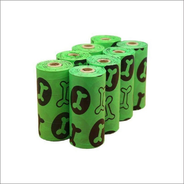 Pet Swift Biodegradable Dog Poop Bags - 8 Rolls (120 Bags) Lavender Scent