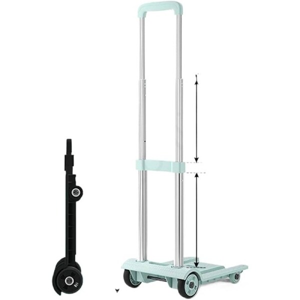 Grozy Foldable Heavy Duty Extendable Base Plate Aluminum Hand Truck Ergonomic
