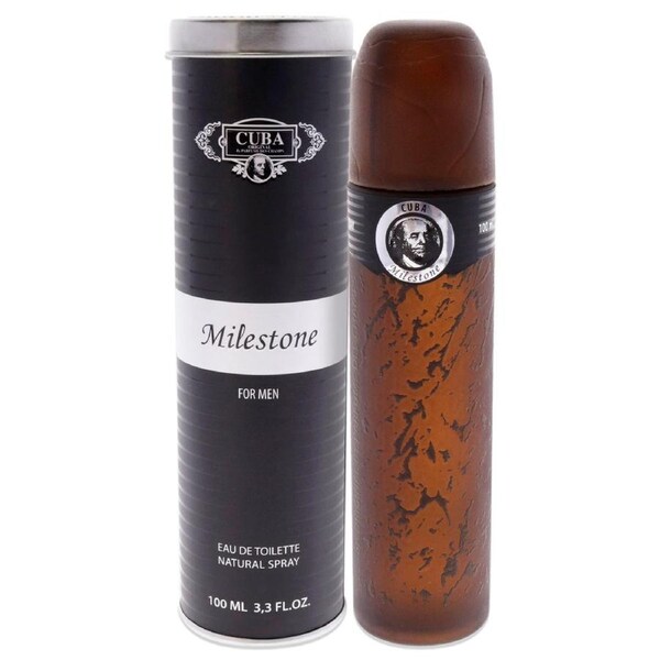 Cuba Milestone by Cuba for Men - 3.3 oz EDT Spray 3.3 oz