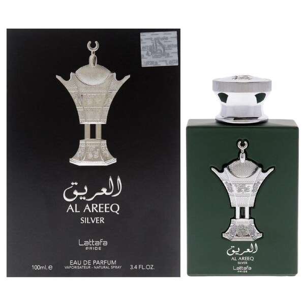 Al Areeq Silver by Lattafa for Men - 3.4 oz EDP Spray 3.4 oz