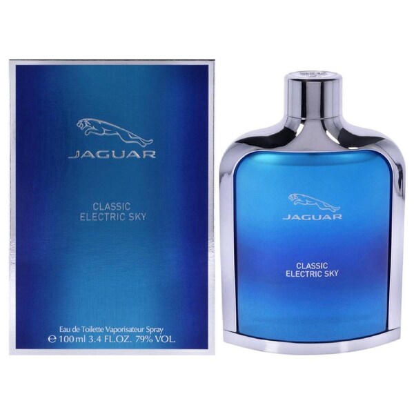 Jaguar Classic Electric Sky by Jaguar for Men - 3.4 oz EDT Spray 3.4 oz