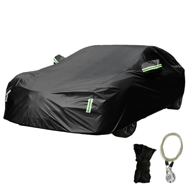 6 Layers Waterproof Car Cover Rain Snow UV Full Protection Outdoor Universal for Car Sedan/SUV 2L-4.2*1.75*1.5M