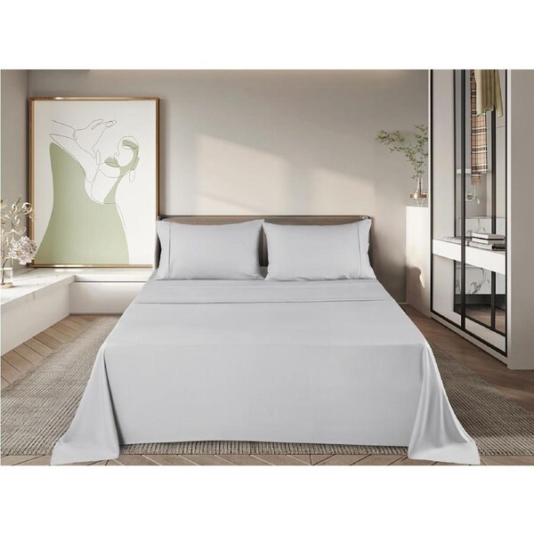 Ramesses Elite 100% Cooling Bamboo Sheet Set Queen / Dusty Pink
