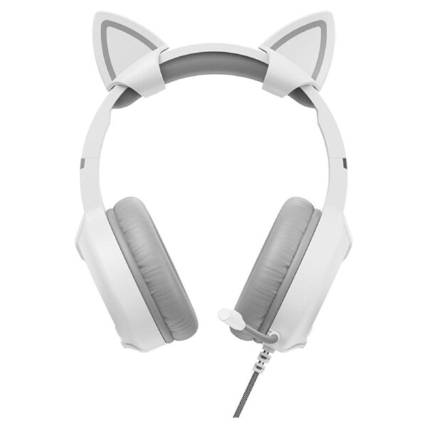 Playmax Cat Gaming Headset - White White
