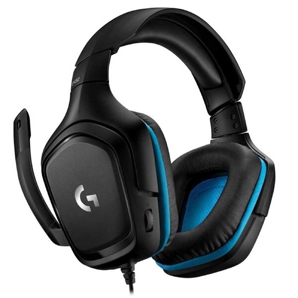 Logitech G432 7.1 Surround Sound Gaming Headset Black