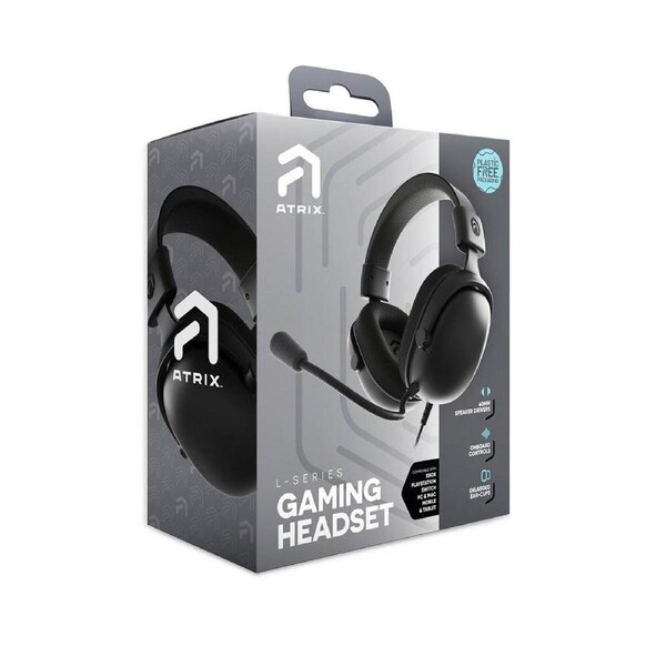 Atrix - L Series Gaming Headset - Black Black