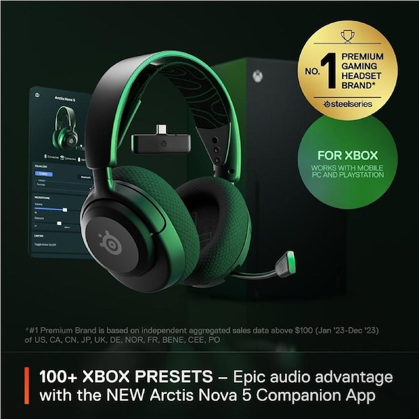 SteelSeries - Arctis Nova 5X Gaming Headset Black