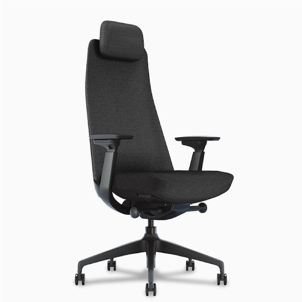 Desky Pinnacle Executive Office Chair Black / Matte Black