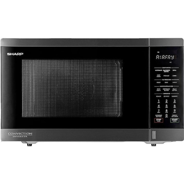 Sharp R321CAFBS 32L Inverter with Convection & Airfry Microwave Black