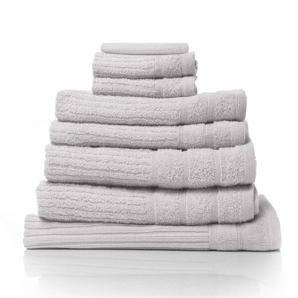Royal Comfort Eden Cotton 600GSM 100% Cotton Luxury Bath Towels Set 8 Piece Holly