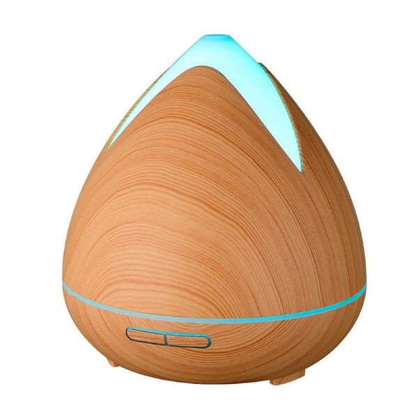 Essential Oils Ultrasonic Aromatherapy Diffuser Air Humidifier + 3 Oils 400ml White