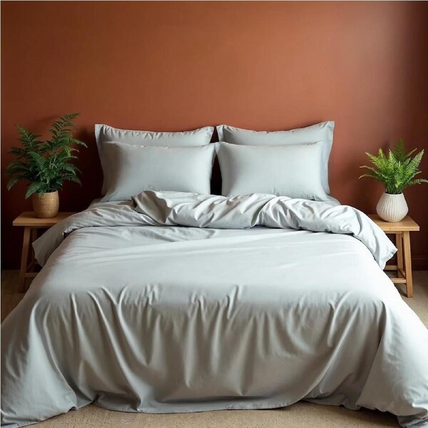 Royal Comfort Bamboo Blended Sheet & Pillowcases Set 1000TC Ultra Soft Bedding Sage Green / Queen