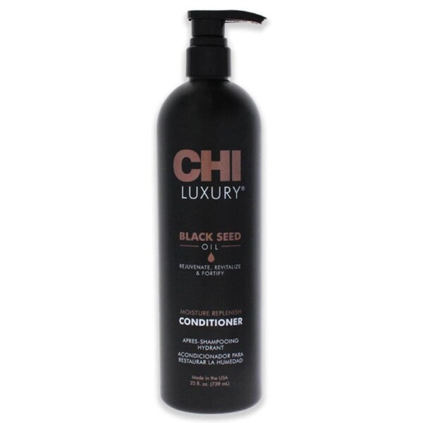 Luxury Black Seed Oil Moisture Replenish Conditioner by CHI for Unisex - 25 oz Conditioner 25 oz