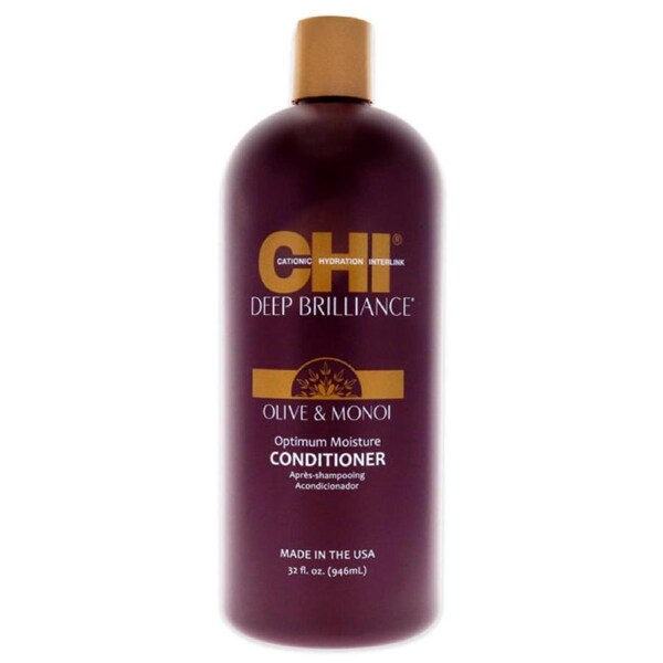 Deep Brilliance Optimum Moisture Conditioner by CHI for Unisex - 32 oz Conditioner 32 oz