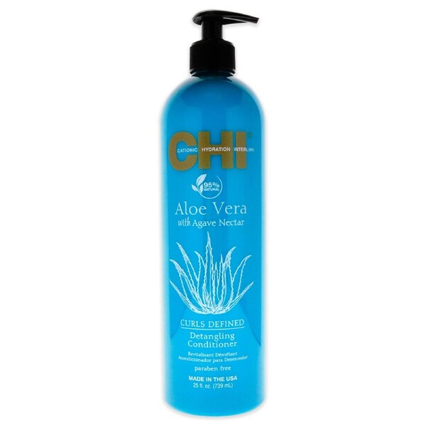 Aloe Vera Detangling Conditioner by CHI for Unisex - 25 oz Conditioner 25 oz