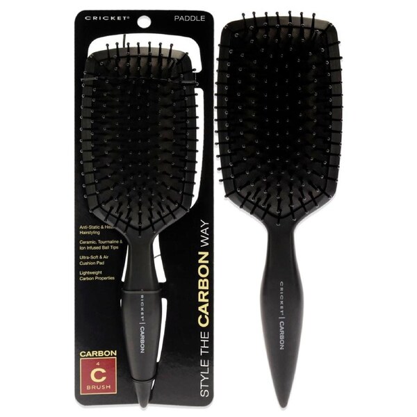 Carbon Paddle Brush by Cricket for Unisex - 1 Pc Hair Brush 1 Pc