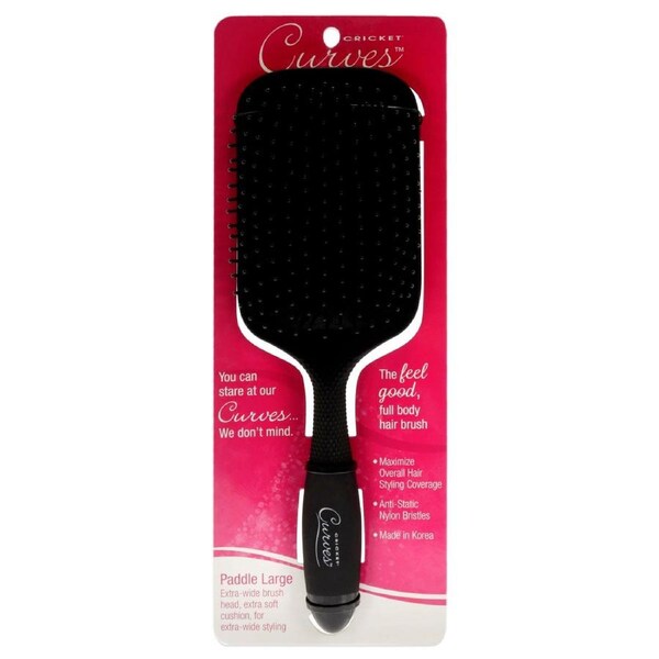 Curves Paddle - Large by Cricket for Unisex - 1 Pc Hair Brush 1 Pc
