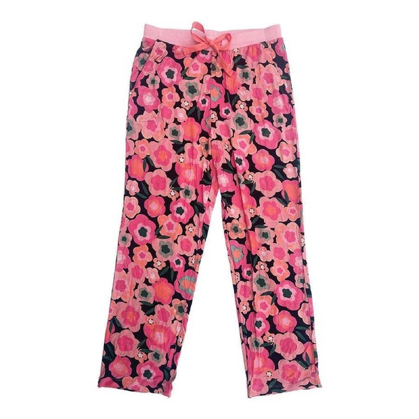 Annabel Trends Pyjama Pants Womens Bottom Sleepwear/oungewear Midnight Blooms M