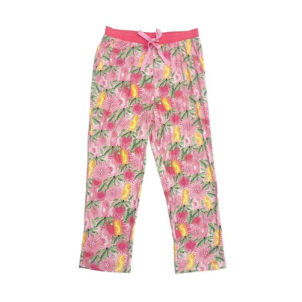 Annabel Trends Pyjama Pants Womens Bottom Sleepwear/oungewear Pink Banksia M