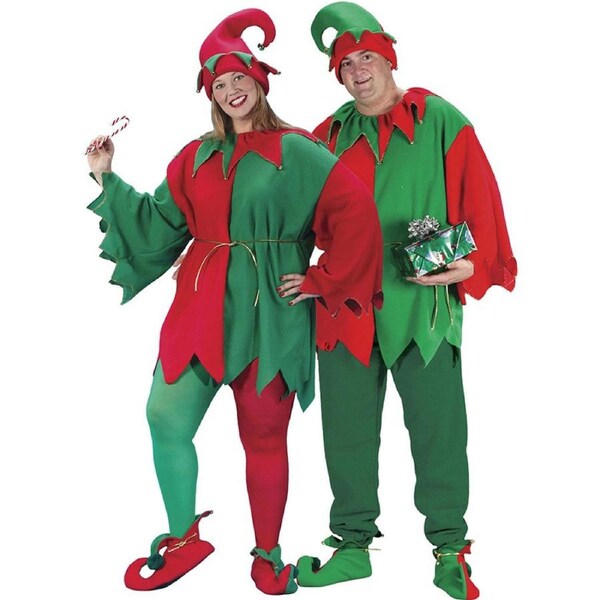 Elegant Elf Adult Plus Size Christmas Costume Plus