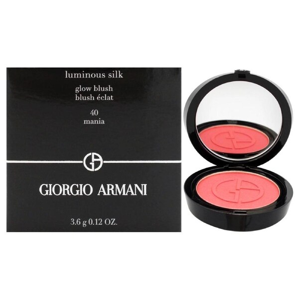 Luminous Silk Glow Blush - 40 Mania by Giorgio Armani for Women - 0.12 oz Blush 0.12 oz