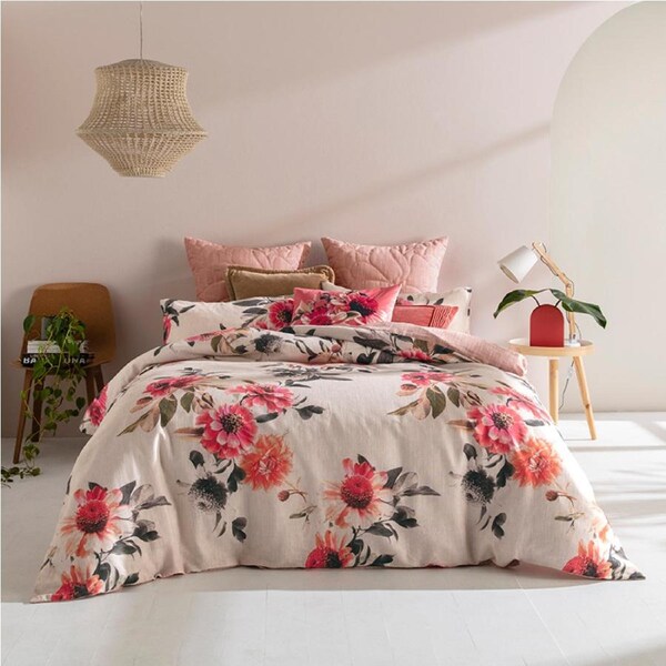 KAS Jude Cotton Quilt Cover Set Queen