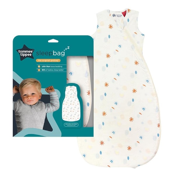Tommee Tippee 2.5 TOG The Original Grobag Baby Sleeping Bag Abstract Rainbow 18-36 Months