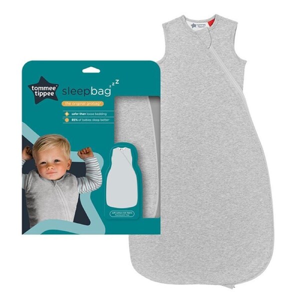 Tommee Tippee 1.0 TOG The Original Grobag Baby Sleeping Bag Sky Grey Marle 6-18 Months