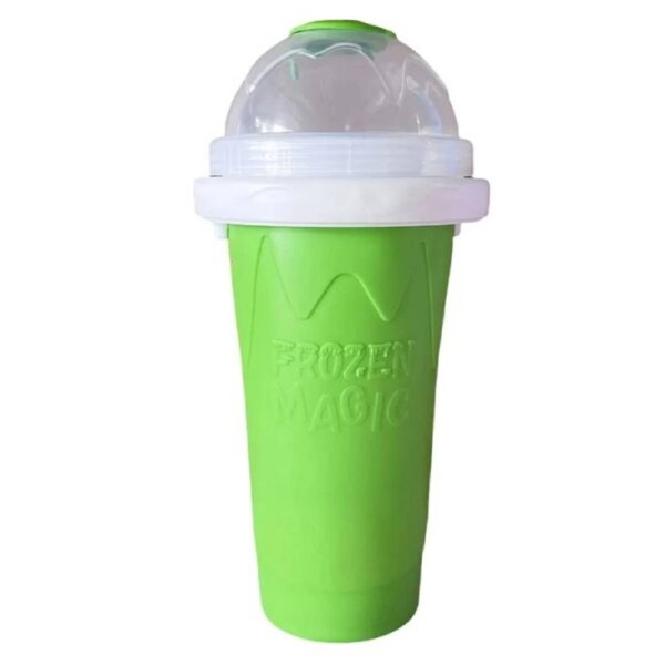OzOffer Creative Slushy Maker Cup with Straw DIY Magic Slushy Maker Squeeze Cup