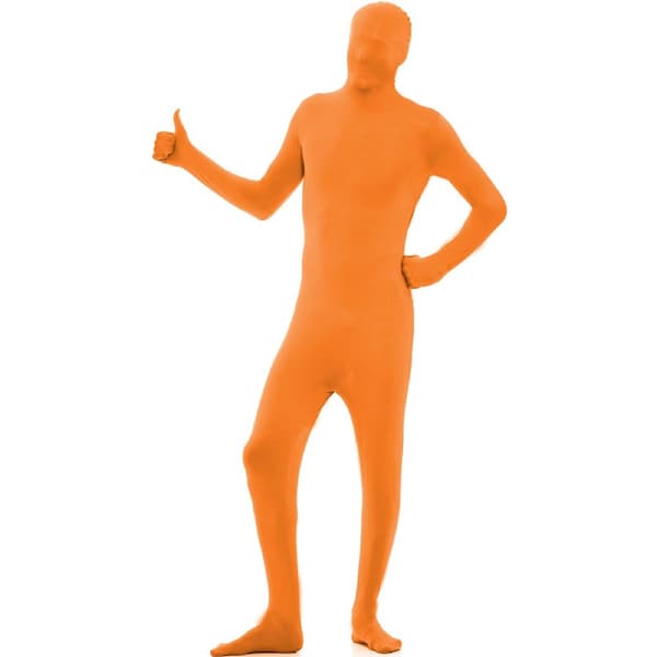 Orange Morphsuit Adult Costume Large