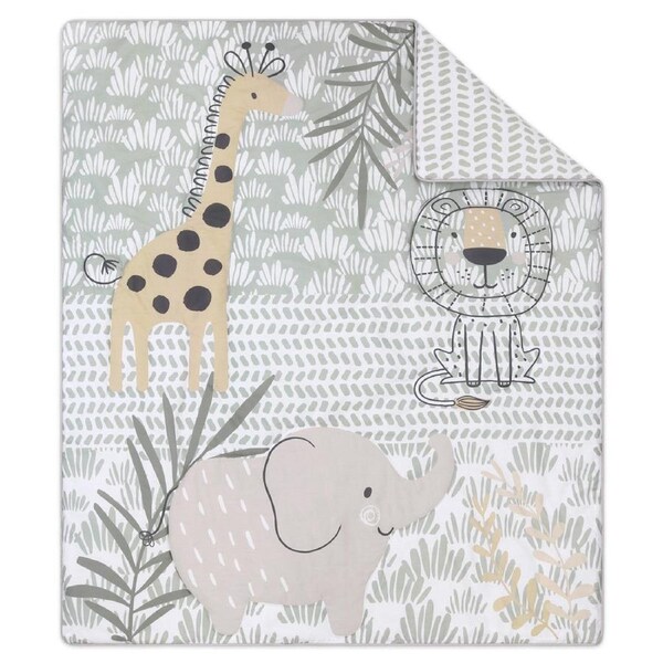 3pc The Peanutshell Madagascar Bedding Set Baby Nursery Decor Cot