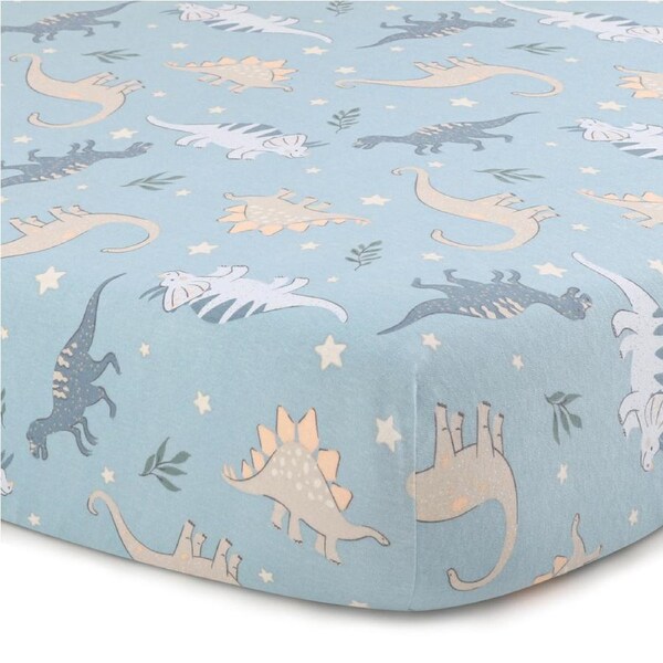 3pc The Peanutshell Dino Dreams Bedding Set Baby Nursery Decor Cot