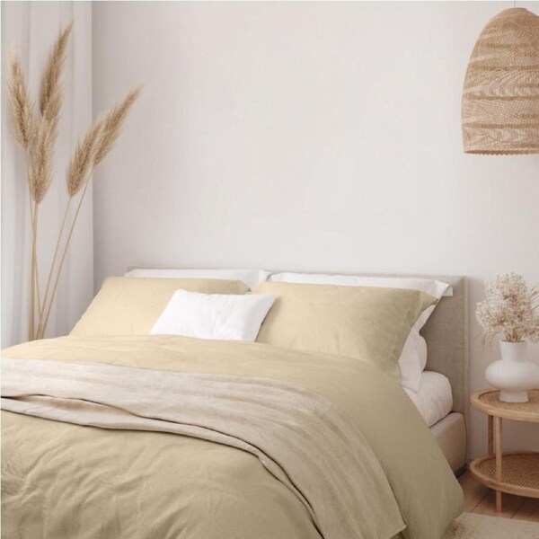 Odyssey Bamboo Blend Quilt Cover Set Beach Double