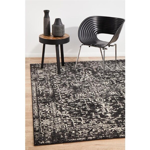 Rug Culture Charcoal Vintage Glam Rug 290X200CM