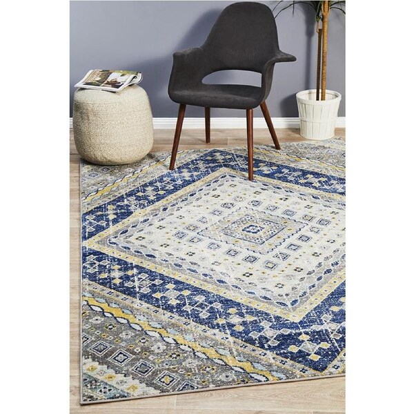 Rug Culture BABYLON 203 NAVY 200X200 400X300CM